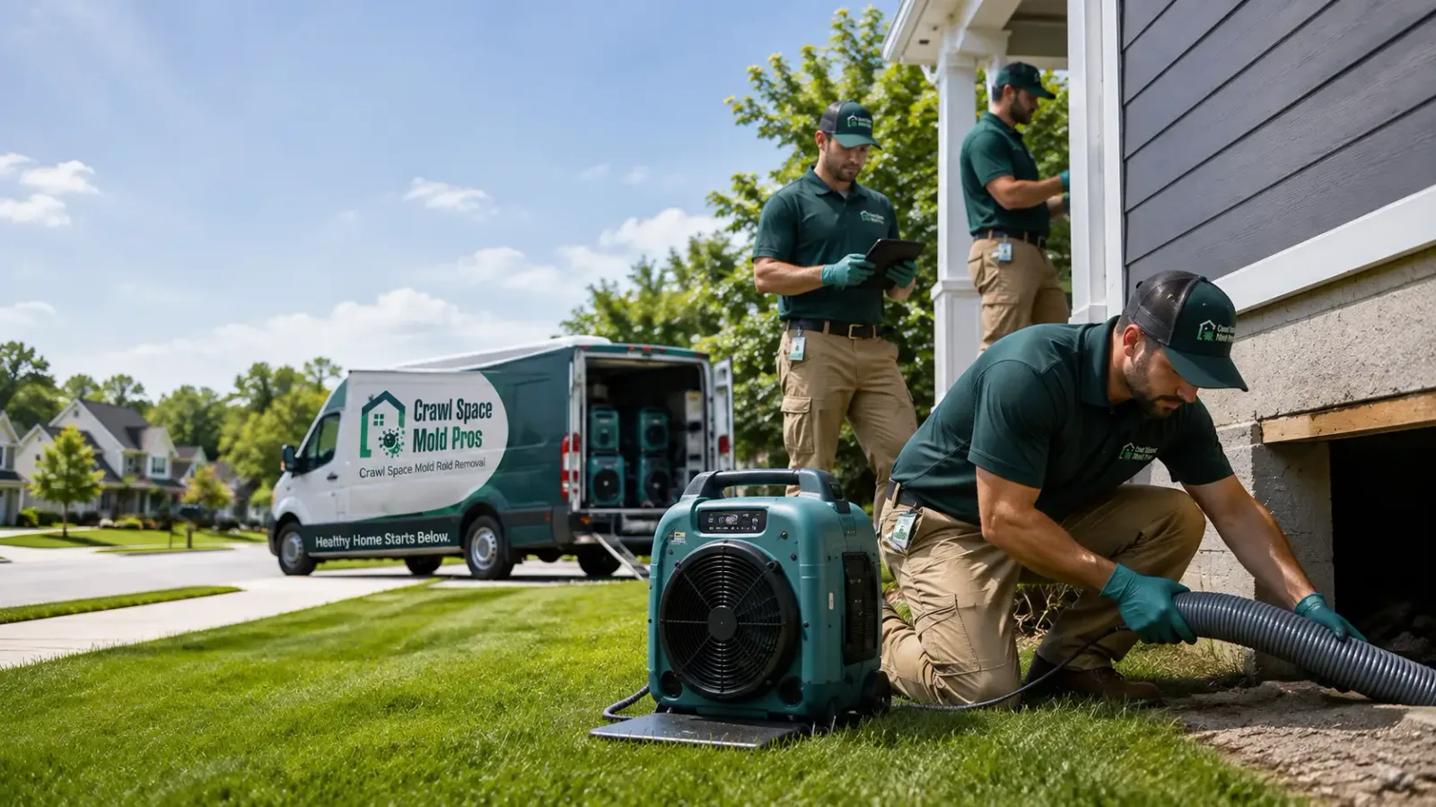 Crawl Space Mold Removal in Detroit, ME